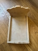 Legowisko dla zwierzaka, psa, kota, drewno naturalne, surowe, do malowania