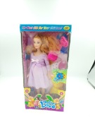 Nowy Zestaw modna piękna lalka sukienka szczotka