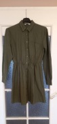 Sukienka koszulowa z długim rękawem rozmiar S Stradivarius