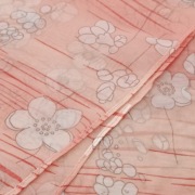 **DŁUGI różowy szalik APASZKA delikatny szyfon 160x32