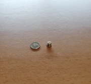 Odważnik mosiężny aptekarski 2g.