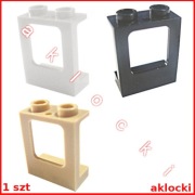 LEGO 60032 OKNO 1x2x2 rama auto samolot statek biały czarny Tan - 1 szt