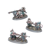 3x WARPLOCK JEZZAILS SKAVEN AOS WARHAMMER 