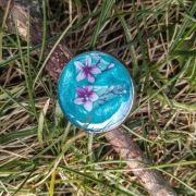 Pierścionek Kwiatowy Błękit