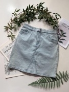 Jeansowa spódnica mini high waist