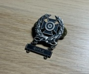 Przypinka - US Army - Marksmanship Qualification Badge (Expert) + "Rifle"
