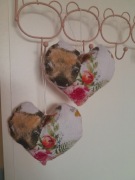 Nowa zawieszka z jelonkiem Serduszko 12cm+sznurek 