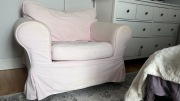 Fotel ektorp ikea różowyh