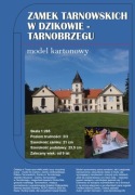 Model Zamku Tarnowskich w Dzikowie - Tarnobrzegu. Skala 1:285