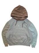 Bluza z kapturem Nike retro vintage Center swoosh logo beżowa kremowa