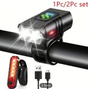 Lampki rowerowe, przednia i tylna