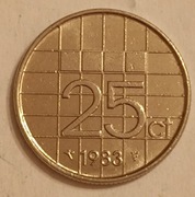 25 centów Holandia 6 zestaw 