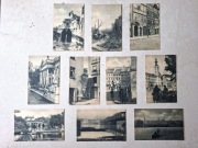Zestaw pocztówek na Odbudowę Warszawy ok 1950,  10 szt. ,,Światowid"