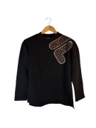 Bluza damska Fila czarna duże logo s