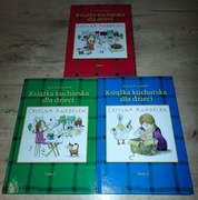 Joanna Krzyżanek Książka kucharska dla dzieci Cecylka Knedelek Tom 1,2 I 3