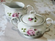 Cukiernica i mlecznik porcelana Karolina