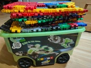 Klocki Clickstoys Space Glow in the Dark – duży zestaw z pudłem