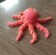 Flexi ośmiornica Neon żółto -parańczowy