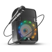 Music Sound Speaker Karaoke Bluetooth Speaker with LED Light, 5 Watt Power 