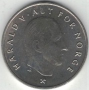 Norwegia 1 korona krone 1994 - 25 mm - nr 1