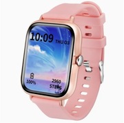 Smartwatch różowy Android/ Iphone