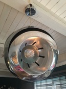 Beluga chrom lampa wisząca, lampa kula XL