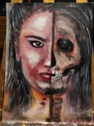 "Memento Mori"  ( Ręcznie malowane)