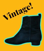 Sztyblety zamszowe vintage