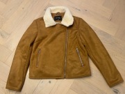 Kurtka damska TOP SECRET rozmiar 38 brązowa ocieplaną ramoneska 