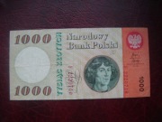 POLSKA BANKNOT PRL 1000 zł 1965 rok seria F