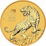 Lunar 3 III Rok Tygrysa 2022 1/10 oz  (tiger tygrys)