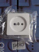 Gniazdo pojedyncze b/u Hager Polo Optima - nowe