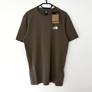 Koszulka t-shirt the north face tnf logo simple dome brązowa Brown tee