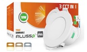 Lampy sufitowe LED ALUSSO IP65, 10W 800LM, 3000K/4000K/5700K, 6 szt.