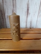 Świeca dekoracyjna z wosku pszczelego