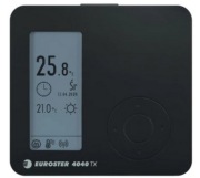 Sterownik Regulator Euroster E4040 TXRX Bezprzewodowy Czarny od Ręki