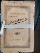 Pan Tadeusz Książka 1894 rok W. Kraków