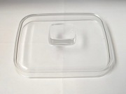 Pokrywa do maselnicy szklanej 16 x 11 cm HUTA JASŁO  indeks: 481.664