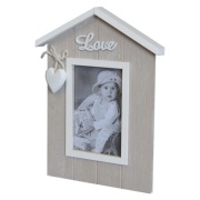 Ramka Love retro z serduszkiem foto