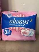 Always Podpaski Ultra Night ze skrzydełkami .