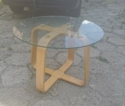 Szklany stolik Fameg  75 cm