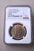 10 zł. 1964 Kazimierz Wielki  NGC  MS65
