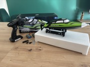 Łódka RC Deerc z oświetleniem led zdalnie sterowana 2 baterie