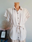 Bluzka Primark paski wiązana letnia krótki rękaw rozmiar 38