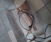 Airontek Odbłyśnik Aluminiowy Stucco do lamp HPS MH 47x47,5x12cm + KABEL