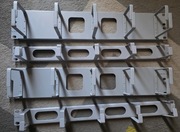 RACK Panele prowadzenia kabli 4 sztuki