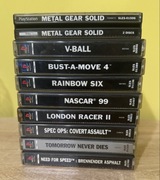 ZESTAW 9 GIER NA KONSOLĘ PLAYSTATION 1 PS1 PSX CZYTAJ OPIS