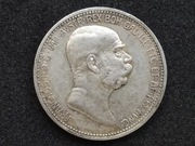 Austro-Węgry, Franciszek Józef I Austria 1 korona 1908, 60-lecie panowania