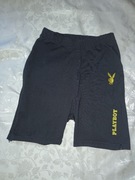 (UNIKAT)Spodenki czarne Playboy.Niezniszczone.Kobieta.Mężczyzna.Odzież.Moda