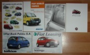 PROSPEKT FIAT PANDA PUNTO MULTIPLA DOBLO I INNE - ZESTAW ZA PSIE PIENIĄDZE